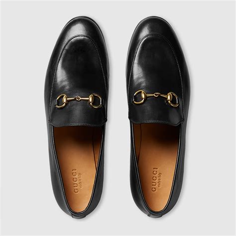 gucci loafers women black leather|Gucci Loafers for Women .